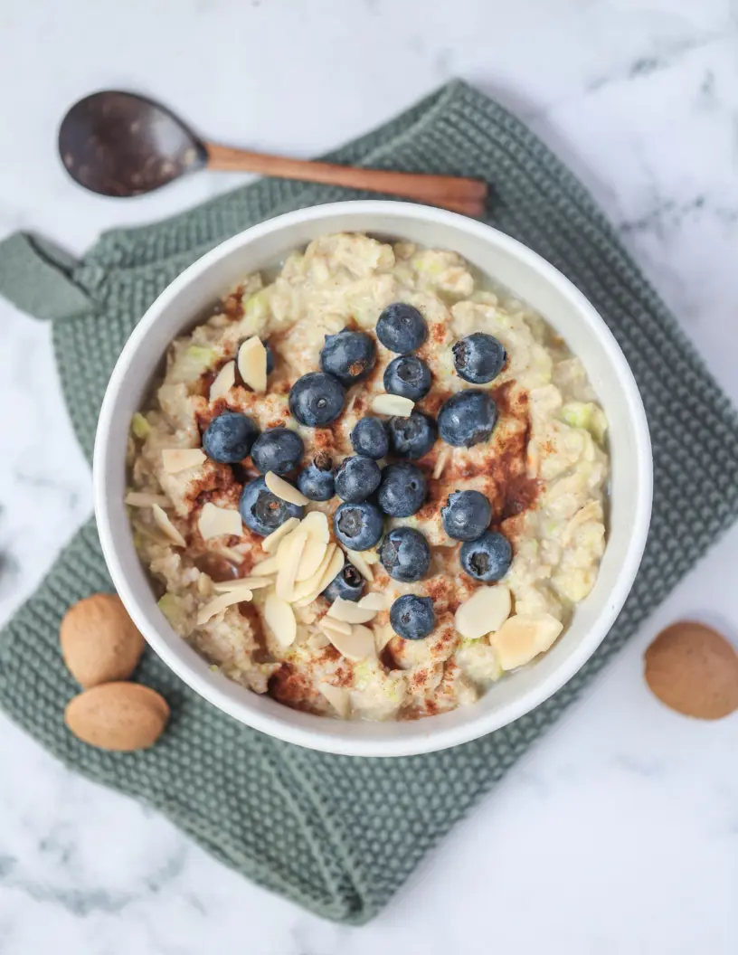 Avena con Calabacín y Arándanos