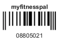 Código QR para MyFitnessPal